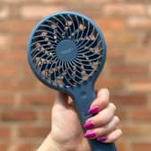 The handheld fan costs just £12