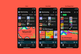 Spotify Wrapped will appear on the home page of your app. Image: Spotify