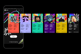 You can share your 2023 Spotify Wrapped with friends. Image: Spotify