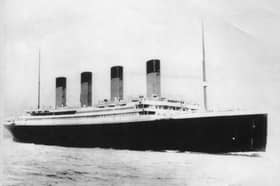 An artist's impression of Titanic on her maiden voyage.