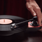 Vinyl record player