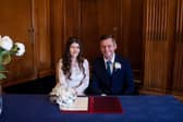 Claire and Ryan Kerry's wedding at Nottingham Registry Office.