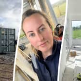 Robyn Swan sold all her belongings to live in a shipping container.