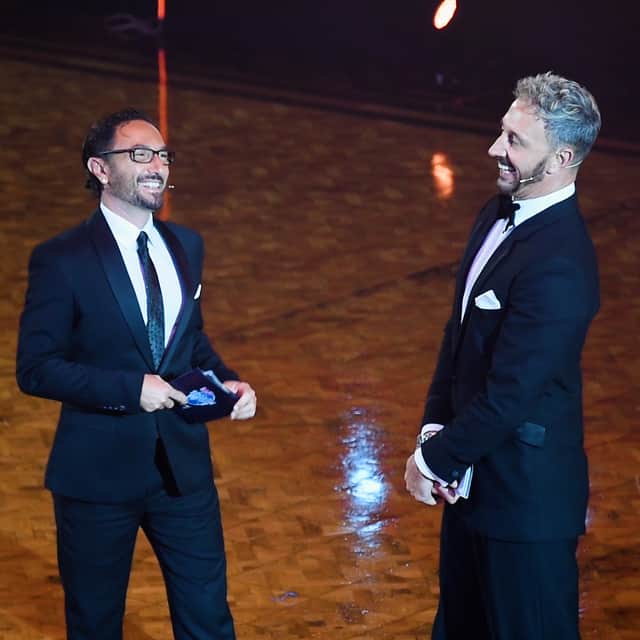 Vincent Simone and Ian Waite, former Strictly Come Dancing professionals, hosted the charity event in the Empress Ballroom.