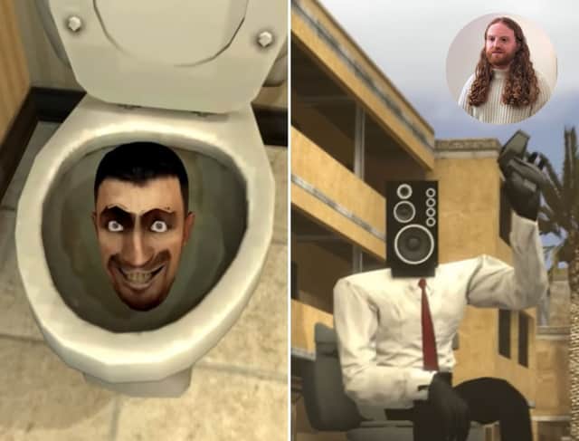 Clips from Skibidi Toilet shorts on YouTube. Photo: DaFuqBoom!/ YouTube