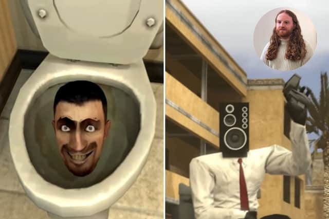 Clips from Skibidi Toilet shorts on YouTube. Photo: DaFuqBoom!/ YouTube