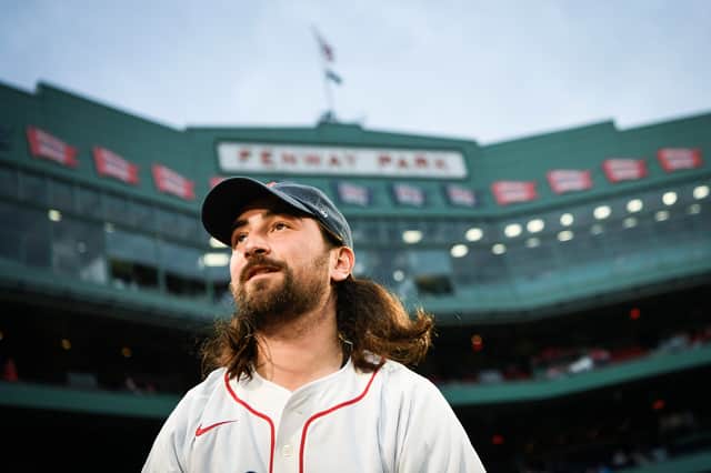 Noah Kahan at Fenway Park, Boston. Photo: Jaiden Tripi/Getty Images