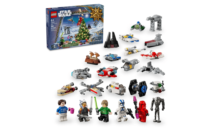 Star Wars mini-builds and figures in the Lego advent calendar
