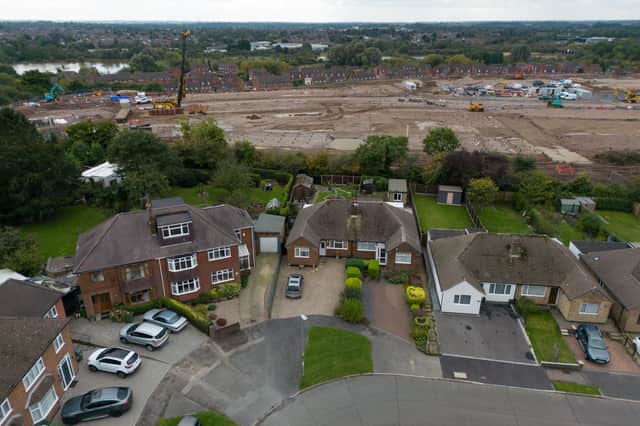 Residents have complained of 'constant noise, dust and dirt' coming from a development site yards from their homes in Glen Parva, Leicestershire.