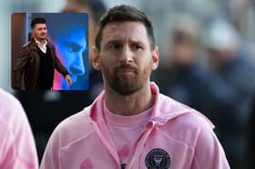 Rodrigo Messi (top left) with Lionel Messi. Photo: Getty Images