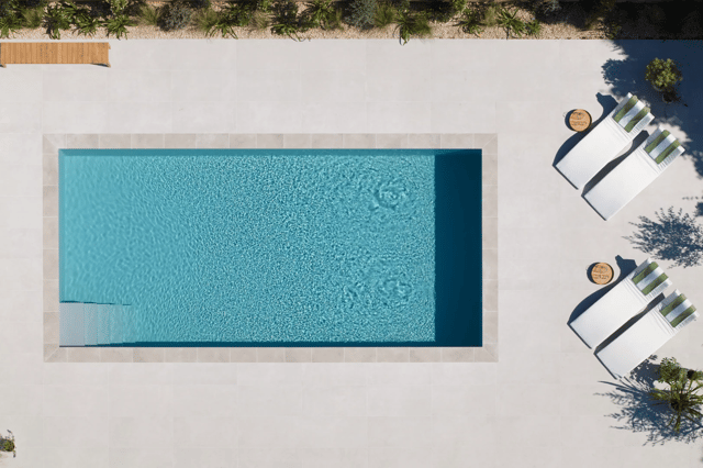 This outdoor heated pool could be all yours