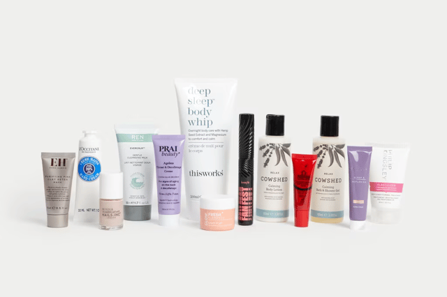 Here's some of the products you'll find in the beauty advent