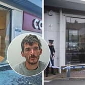 Owen Turner (inset) has been jailed for 9 break-ins to businesses across Blackpool