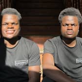 Twins John and James Makanjuola who own their own cleaning company Makagroup Services.
