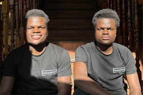 Twins John and James Makanjuola who own their own cleaning company Makagroup Services.