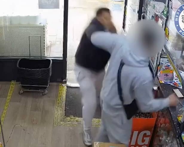 CCTV shows Abdul Wahab carry out the hammer attack Stratford Road, Sparkhill, at around 2pm on February 21 2024. 