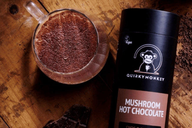 Mushroom hot chocolate by Quirky Monkey