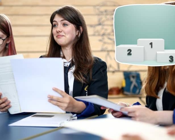 Scottish secondary school rankings are broadly based on Higher exam results