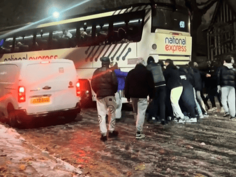 Locals jumped into action in Nottingham