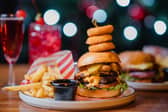 The Christmas burger from TGI Fridays