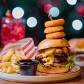The Christmas burger from TGI Fridays