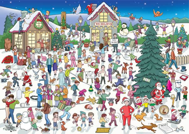 How many of the Christmas items can you find?