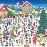 How many of the Christmas items can you find? 