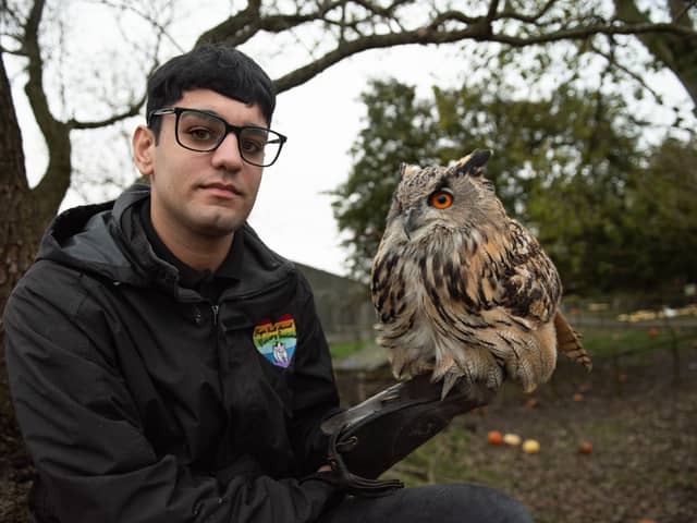 Bailey Lister, founder of Hugo's Small Animal Sanctuary in Blackpool