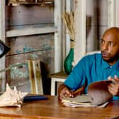 Don Gilet makes his debut at DI Mervin Wilson in the Death In Paradise Christmas special. 