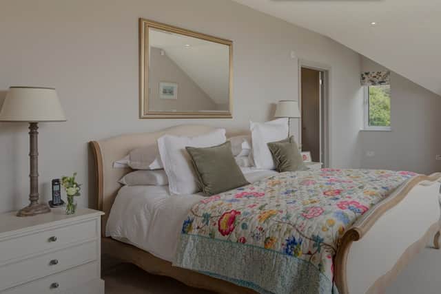 The bedrooms are all large, and two have en-suite bathrooms