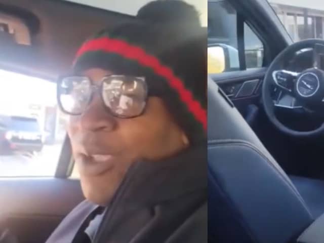Mike Johns got stuck in a driverless car when it wouldn't stop circling a car park.
