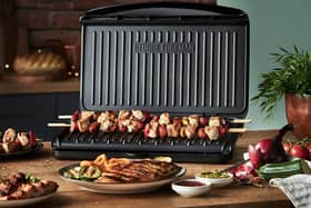 The George Foreman grills are a healthy way to cook food at home