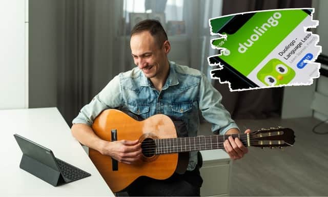 There are a number of popular apps to help you learn everything from songwriting to playing the piano