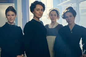 L-R: Rose Leslie, Keeley Hawes, Mirren Mack and Jessica Hynes
