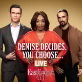 EastEnders will celebrate its 40th anniversary with a special week of episodes, including one live episode in which viewers can vote on Denise's storyline. 