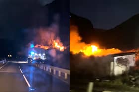Fire at property once owned by Jimmy Savile.