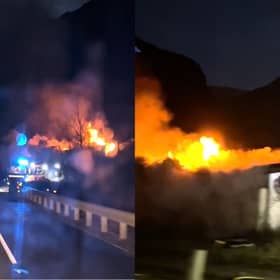 Fire at property once owned by Jimmy Savile.