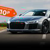 Yes, you can win an Audi R8 for just 10p