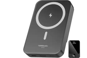 The power bank has 10,000mAh and can charge at up to 20 watts