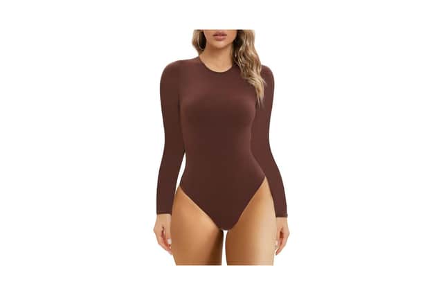 Body-Hugging Bodysuit for Women Long Sleeve £22.09 (was £25.99 15% off)