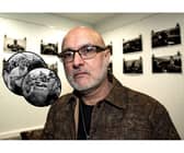 John Bolloten, documentary photographer at his Blood Brothers exhibition