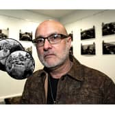 John Bolloten, documentary photographer at his Blood Brothers exhibition