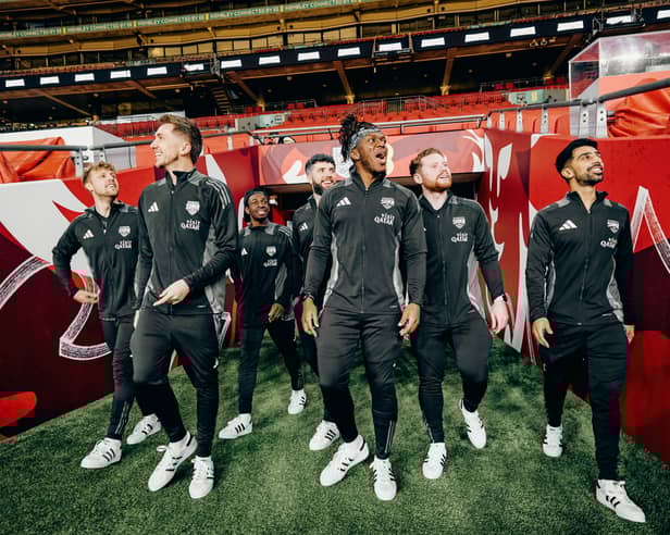 Sidemen Charity match is taking place at Wembley Stadium. 