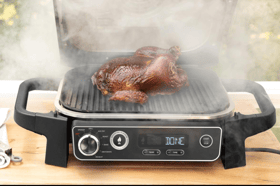 The Ninja Woodfire brings convenience to grilling