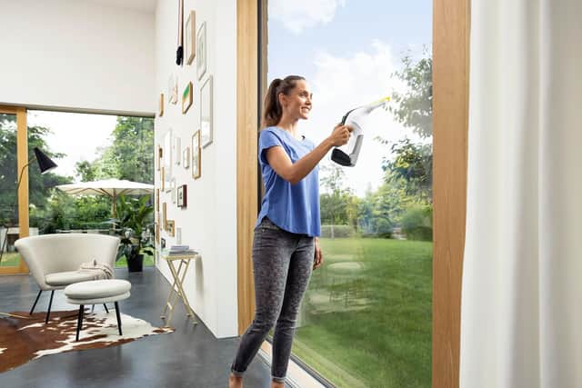 Window vacs can clean a large window in seconds