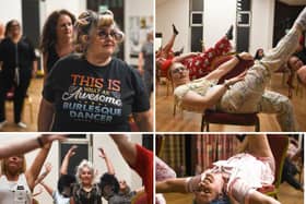 Chair burlesque dancers hold midnight burlesque-athon in their pyjamas