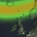 Met Office map shows where in Scotland Northern Lights could be visible tonight.