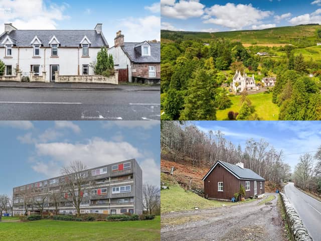 These are some of the most reduced homes available to buy in Scotland, from an £18,000 flat to a £650,000 mansion