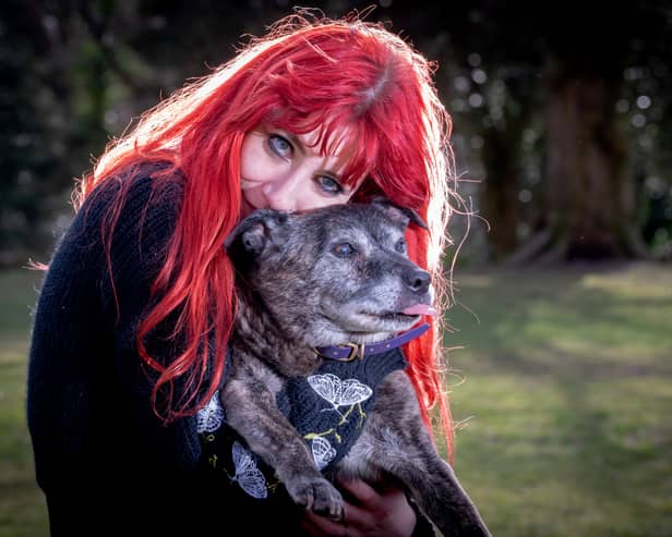 Linzi McLean from Chorley believes her lovely 22-year-old pet Staffy Sasha could be Britain's oldest dog