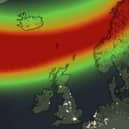 Met Office map shows where in Scotland Northern Lights could be visible tonight.